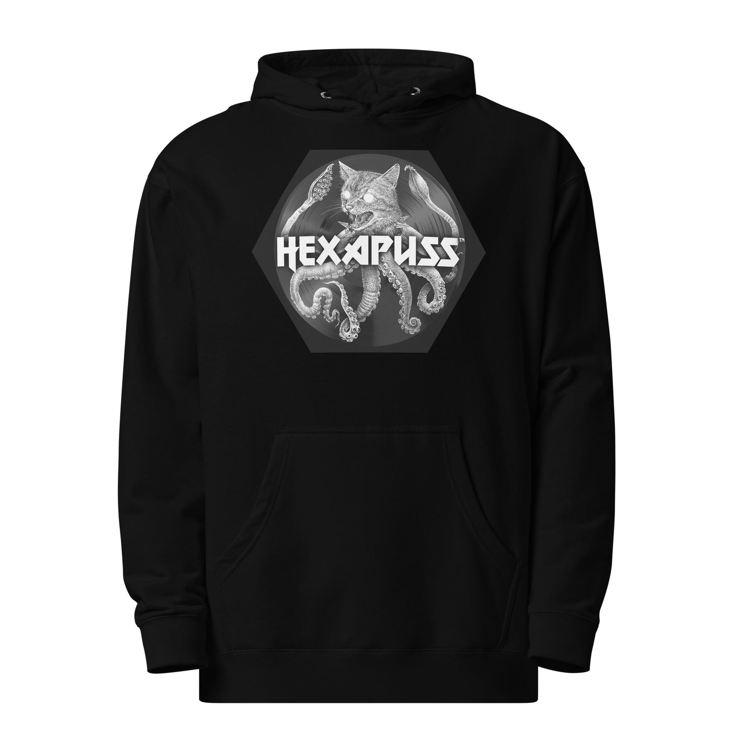 Hexapuss black hoodie